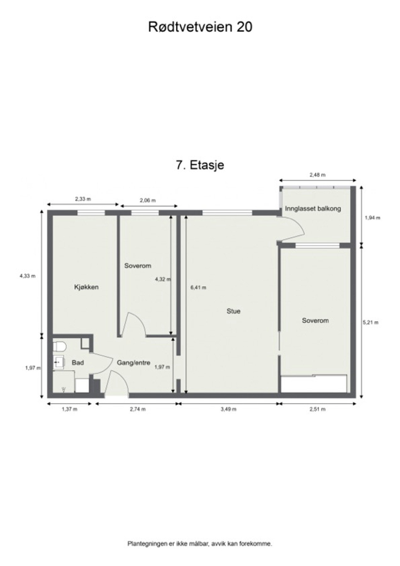 Plantegning Galleribilde