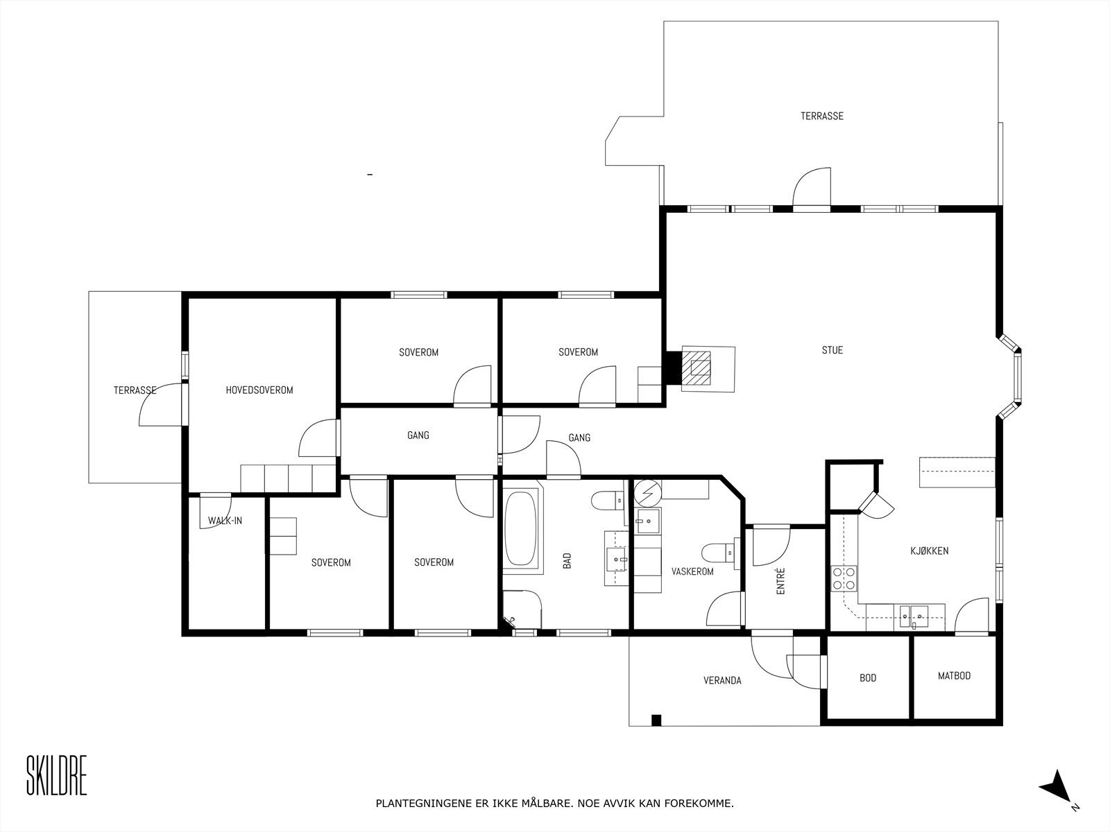 Plantegning. Galleribilde