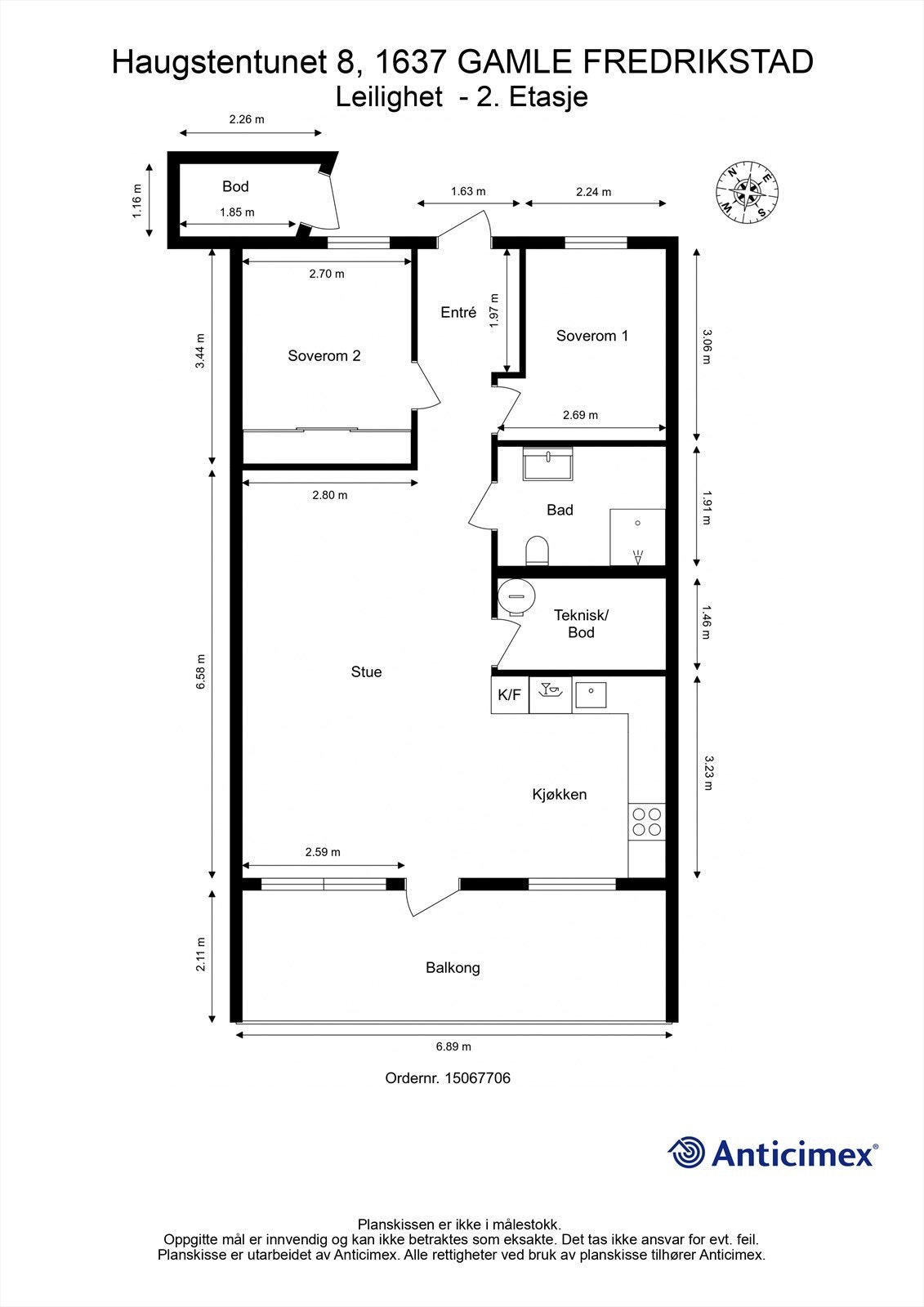 Planskissen er veiledende. Galleribilde