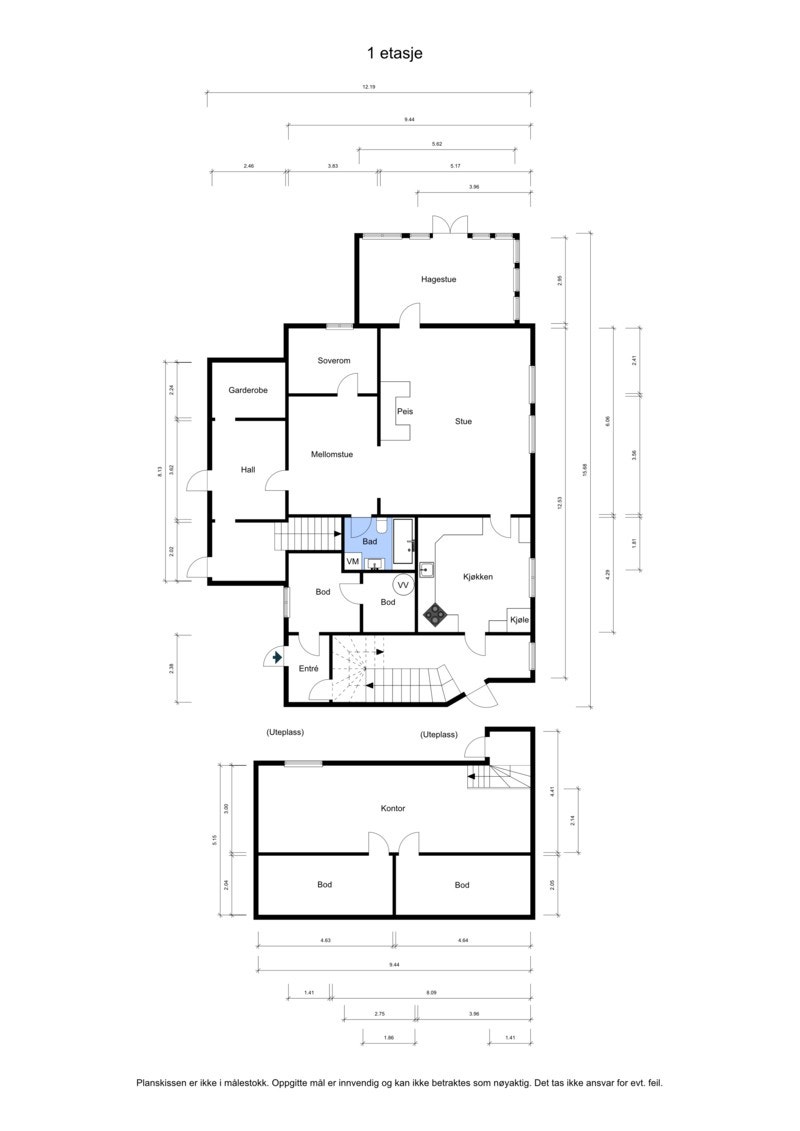 1. etasje Galleribilde