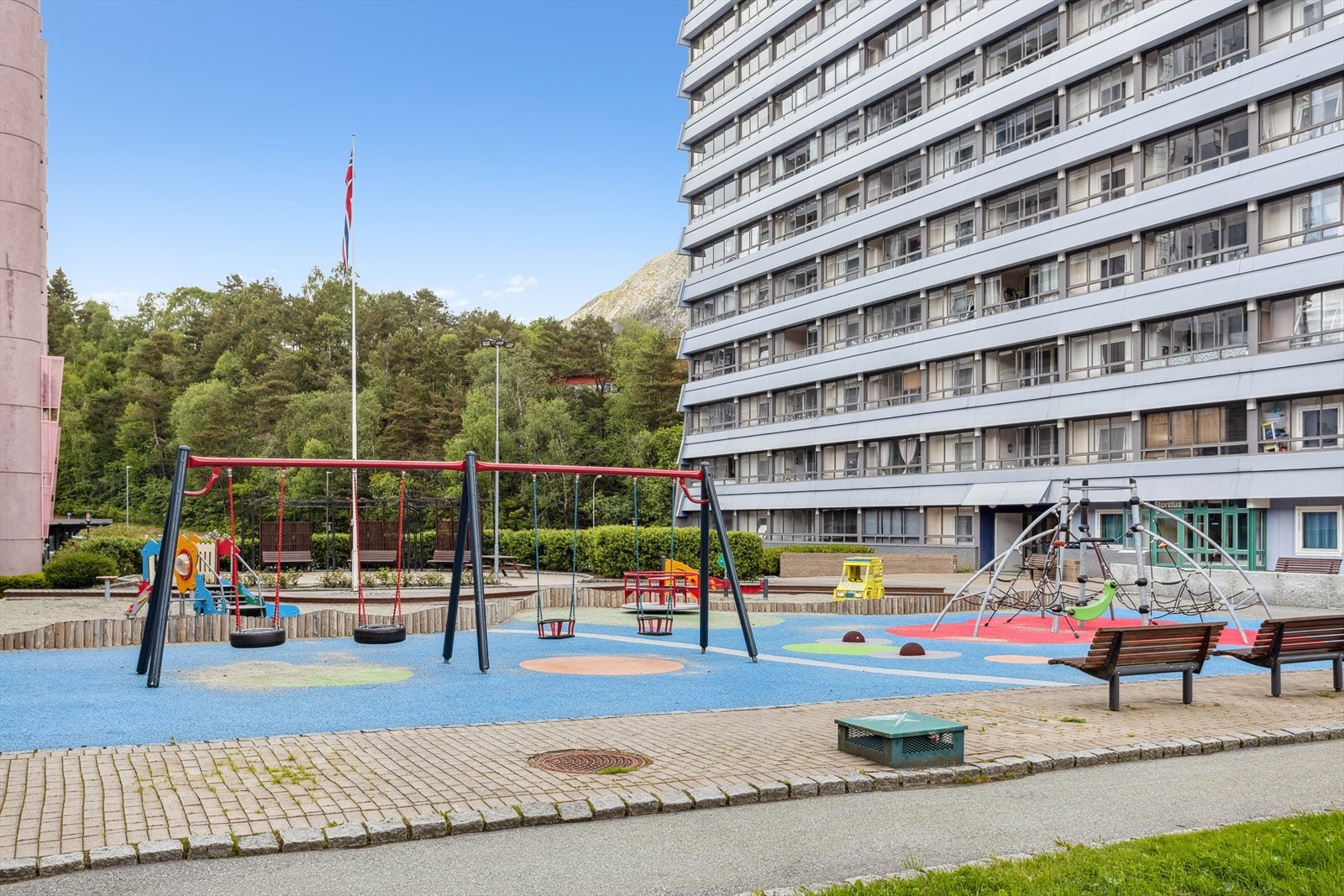 Pent opparbeidet fellesområder. Galleribilde
