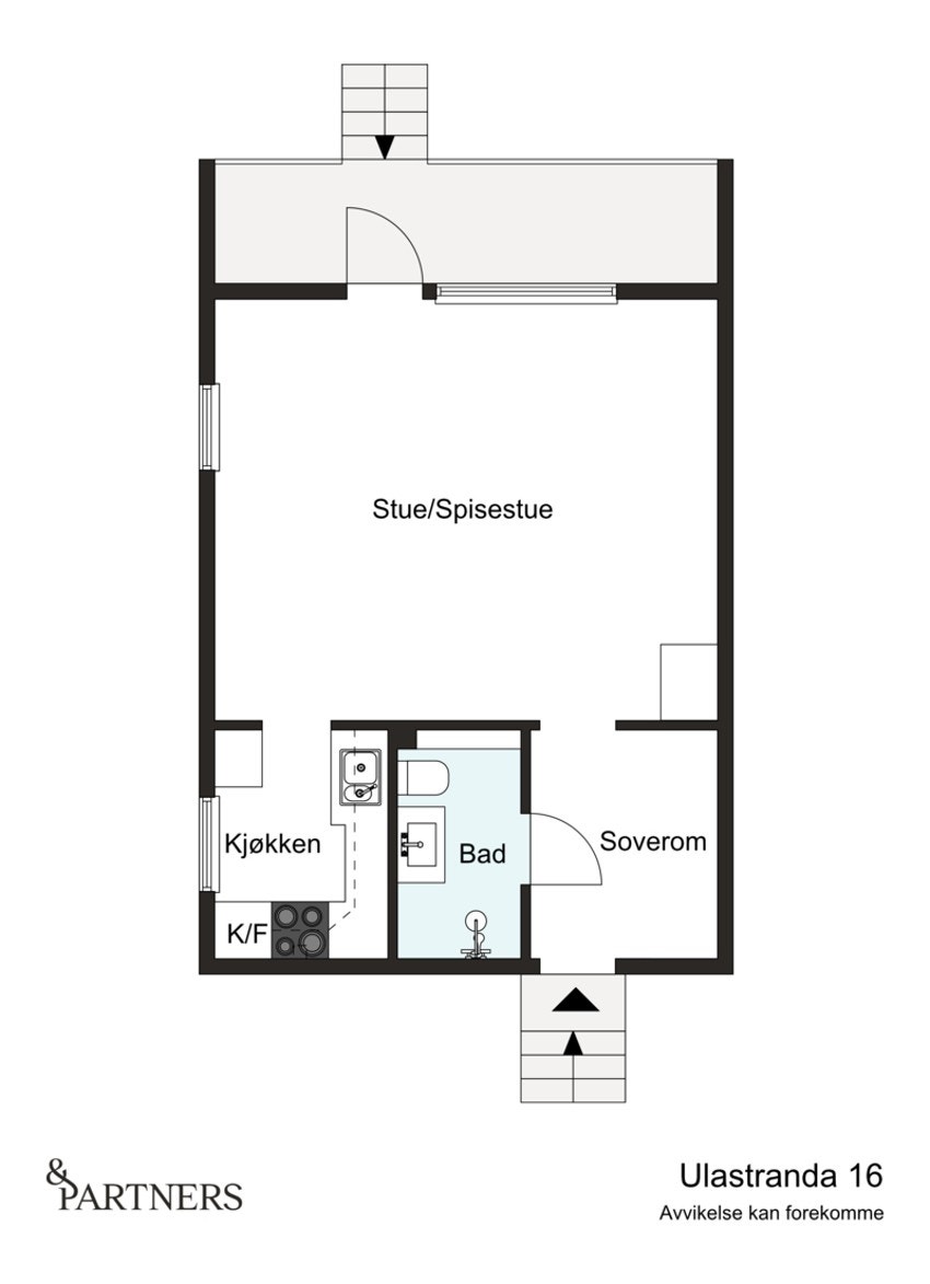 Ulastranda 16 - Plantegning Galleribilde