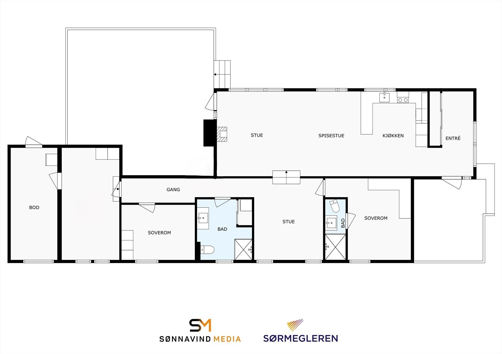 Plantegning Galleribilde