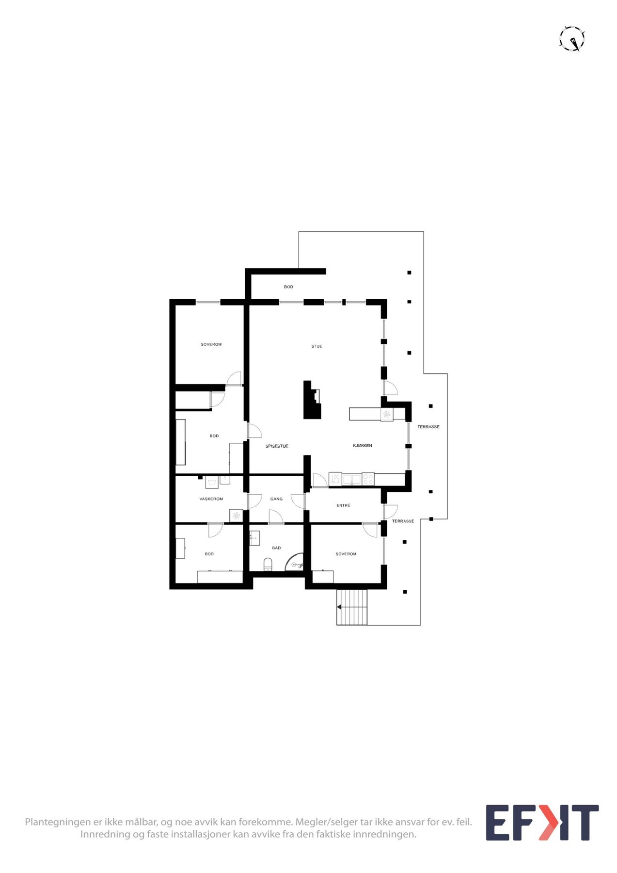 Plantegning sokkeletasje Galleribilde