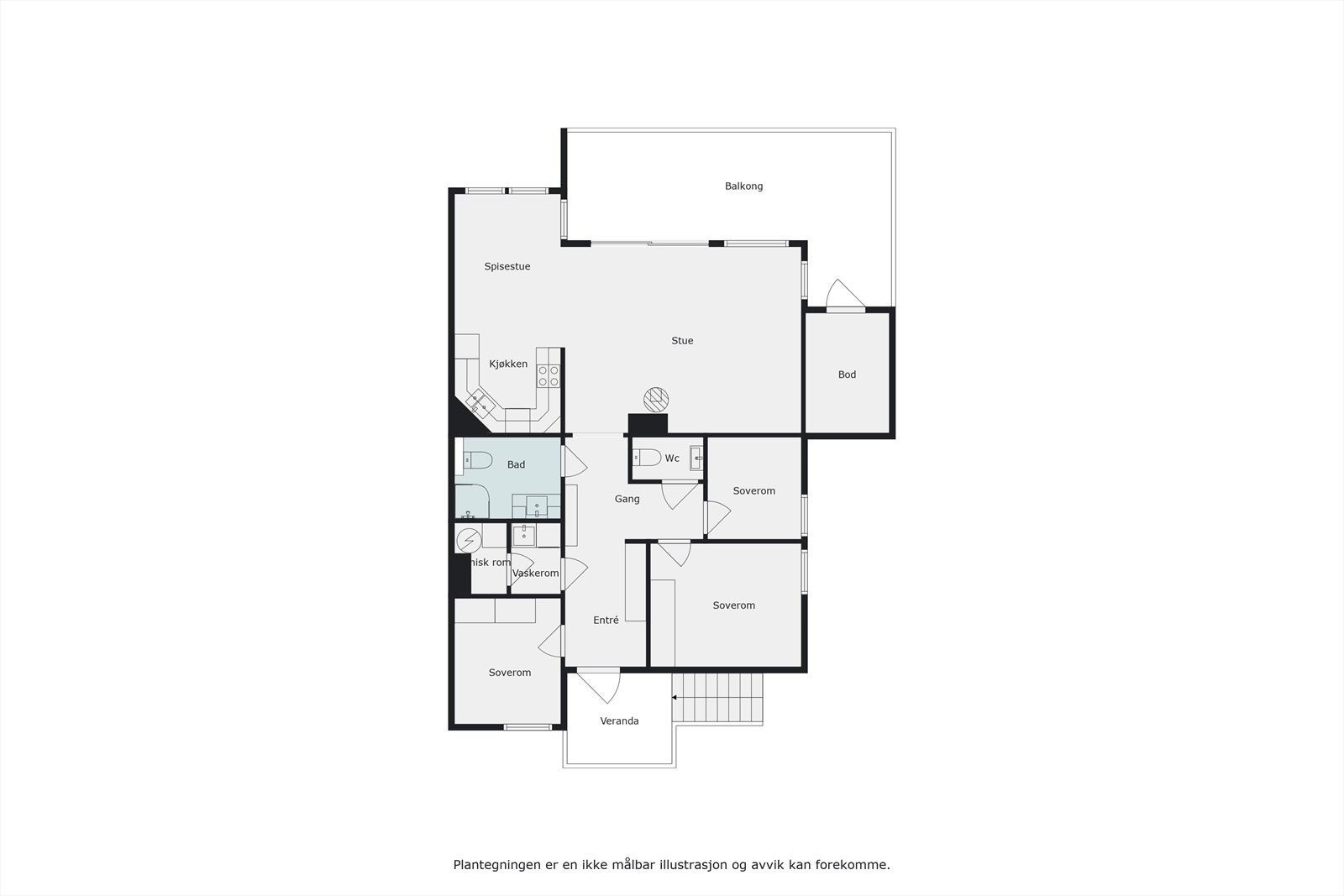 Plantegning Galleribilde
