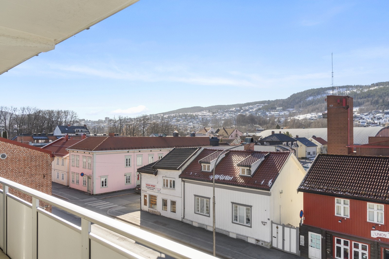 Utsikt fra balkongen. Galleribilde