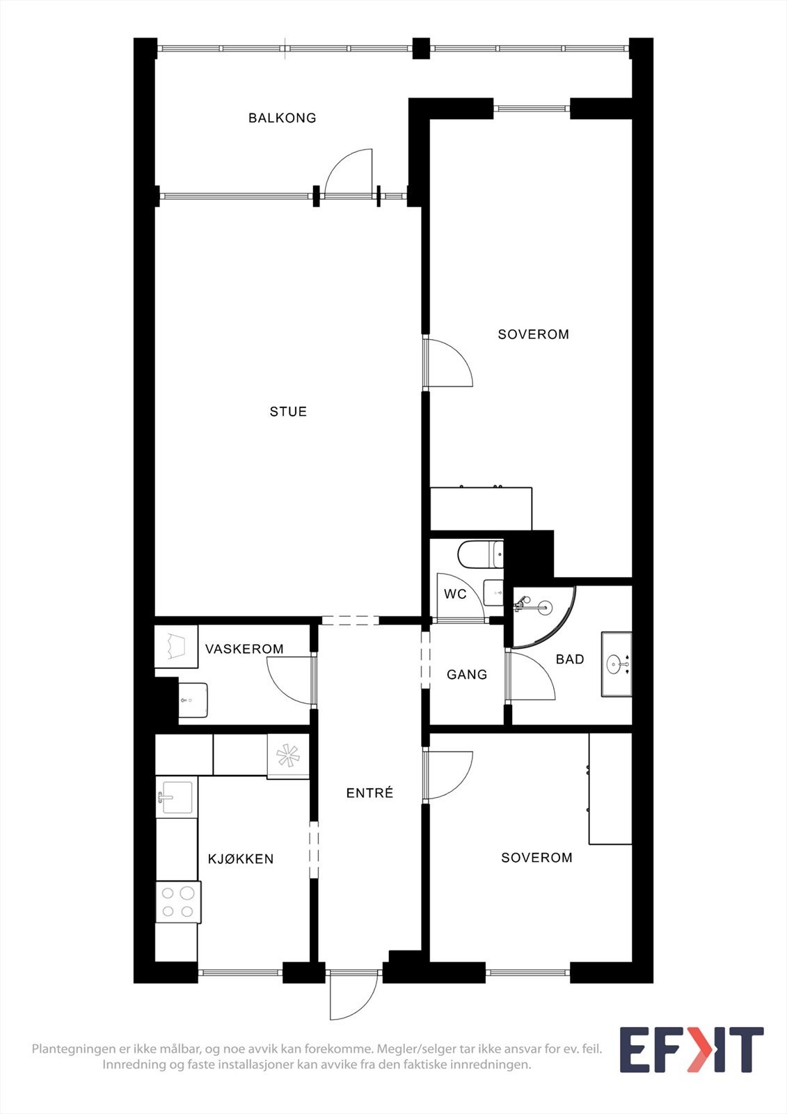 Plantegning Galleribilde