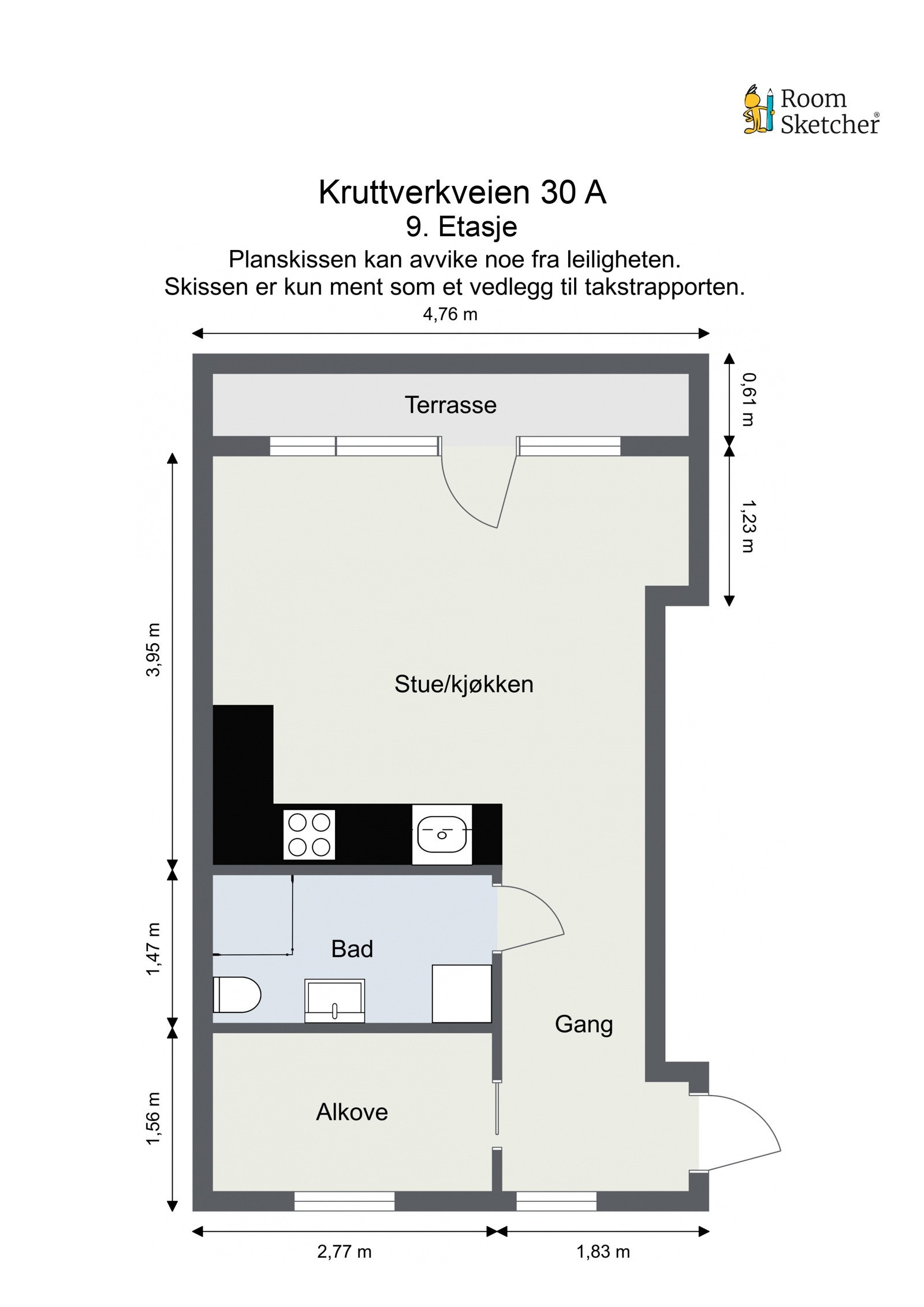 Planskisse Galleribilde