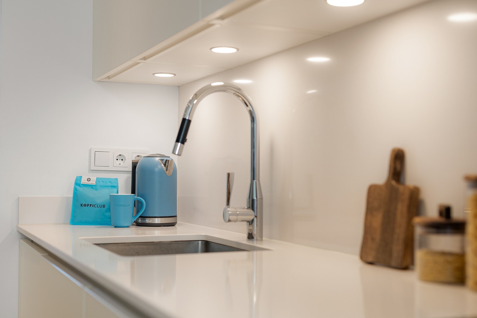 detaljbilde fra kjøkkenet Galleribilde