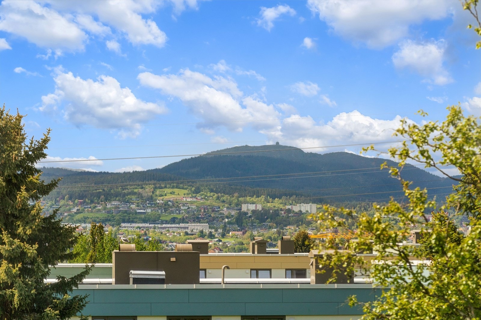 Utsikten fra balkongen. Galleribilde