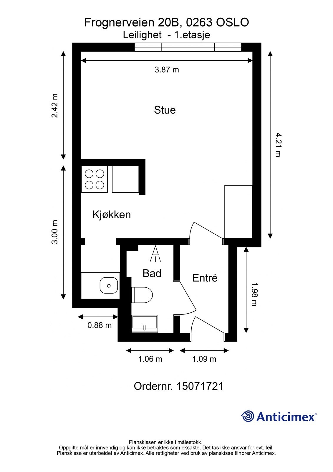 Plantegning Galleribilde