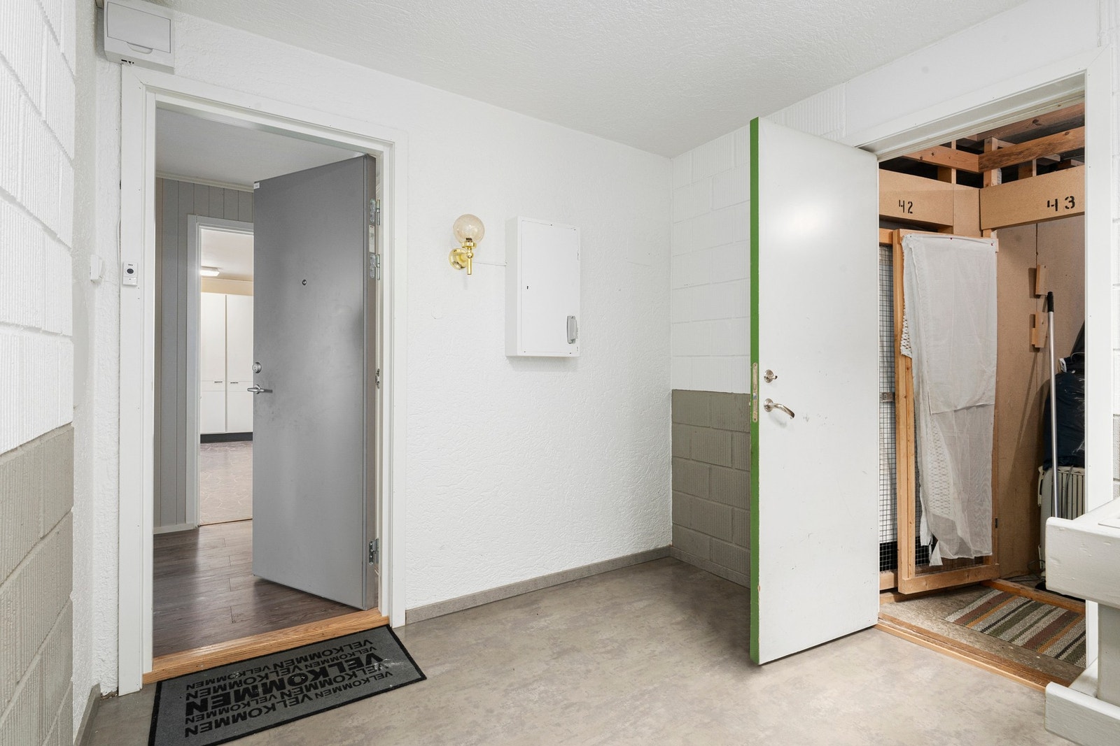 Bod rett ved inngang til leiligheten Galleribilde