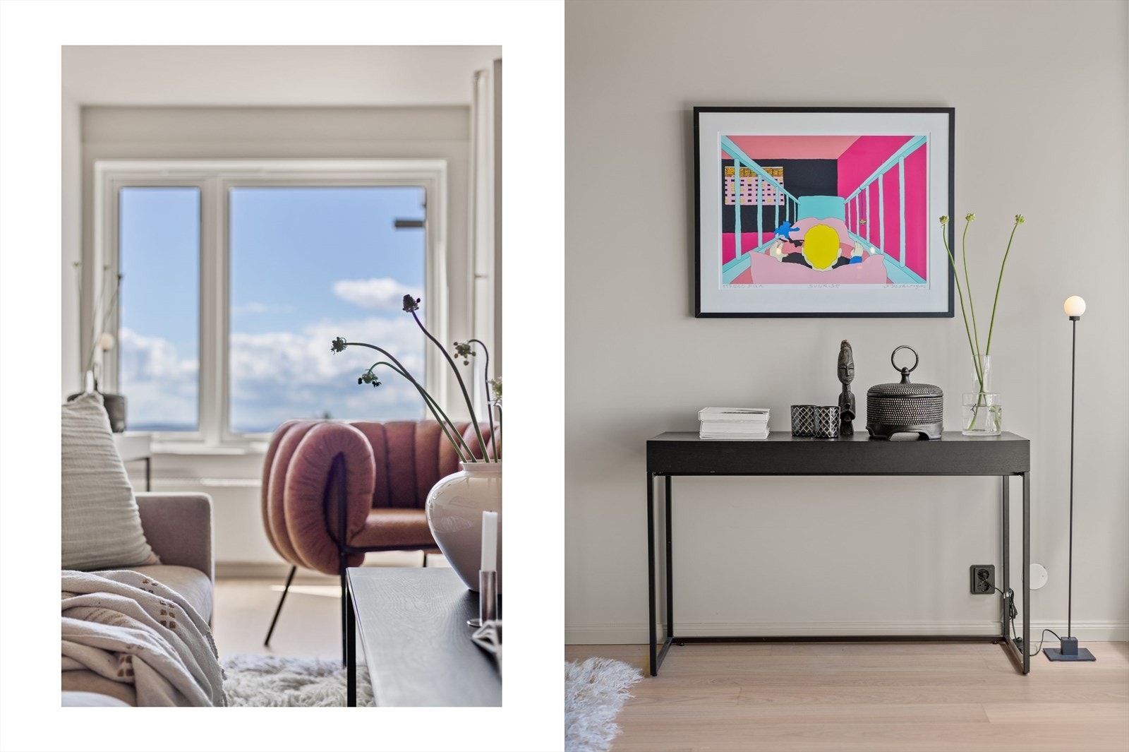 Fantastisk utsyn fra oppholdsrommet Galleribilde