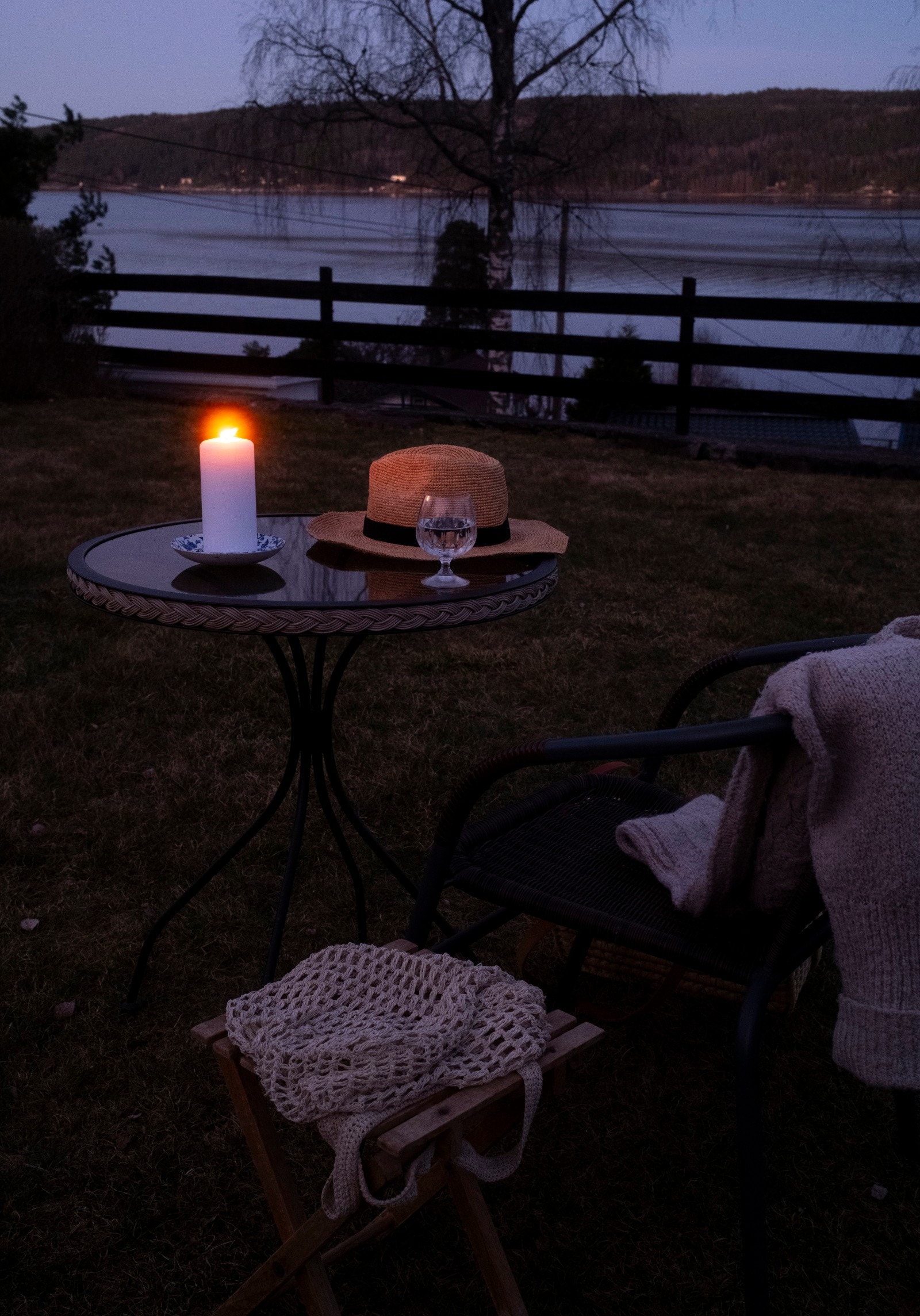 Man kan ta av seg hatten for denne kveldsutsikten! Galleribilde