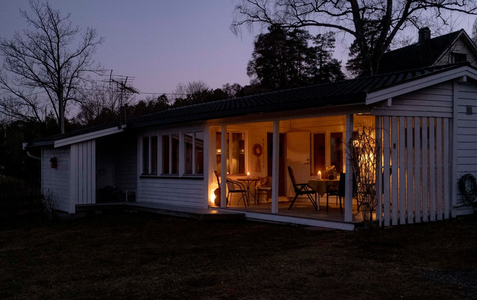 Hva slår en romantisk sommerkveld på terrassen? Galleribilde