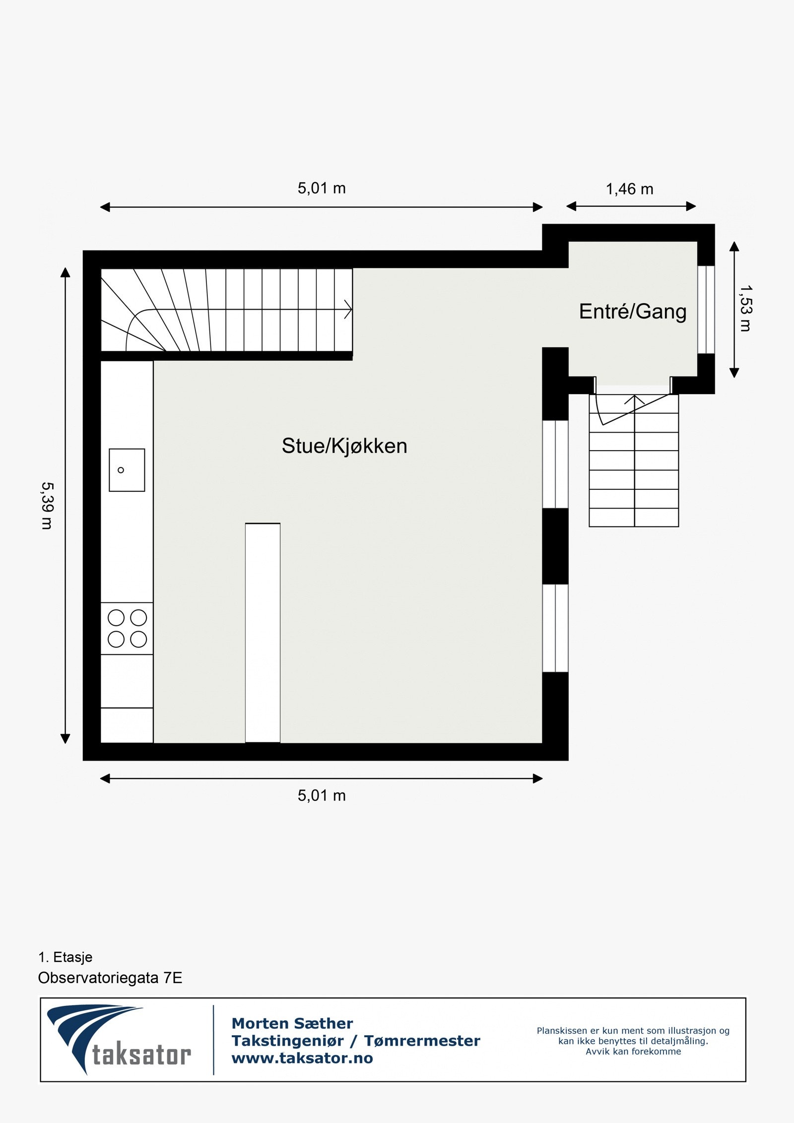 Plantegning 1.etasje Galleribilde