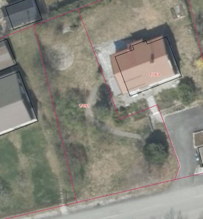 Foto med tomtegrenser Galleribilde