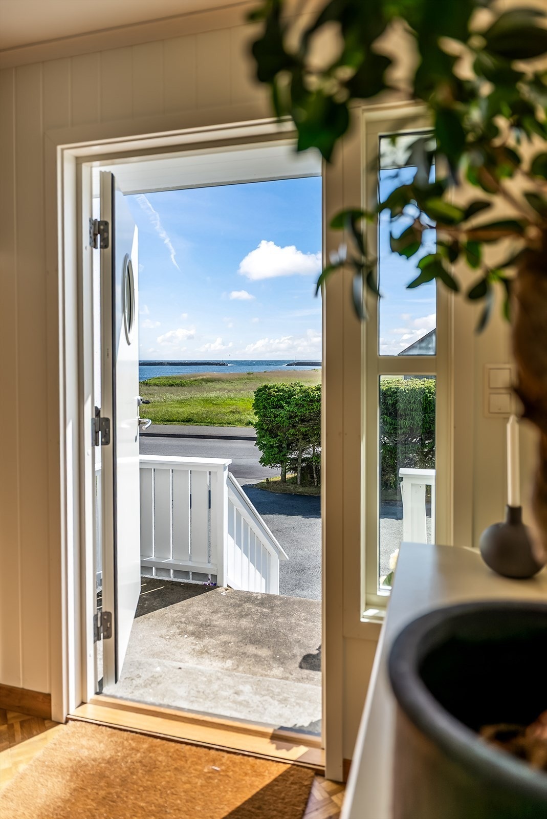 Nydelig utsikt fra inngangspartiet. Galleribilde