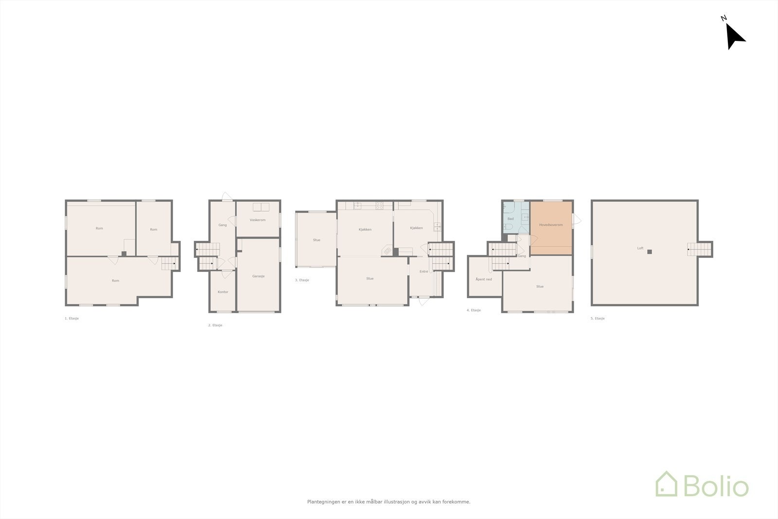 Plantegning Galleribilde