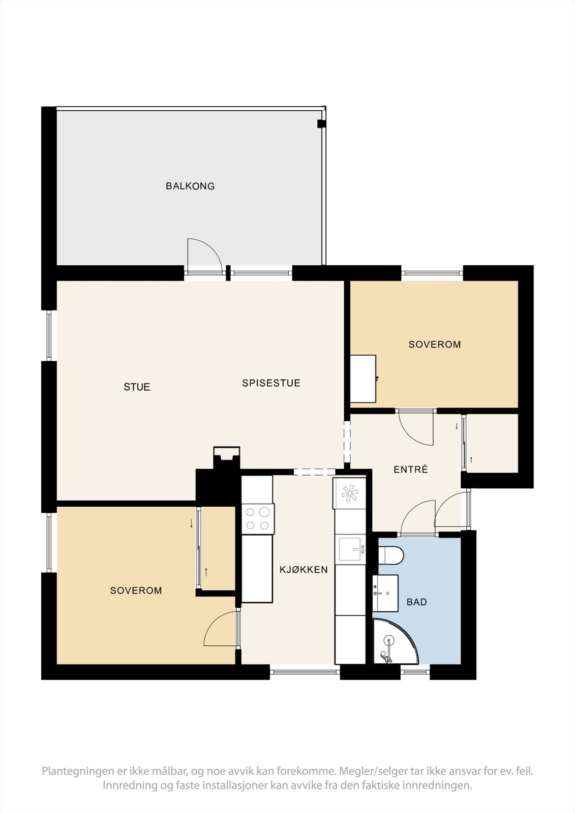 Plantegning Galleribilde