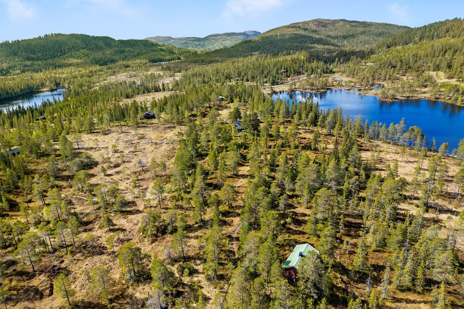 Eiendommen ligger i naturskjønne forhold ved Rotbutjønna Galleribilde