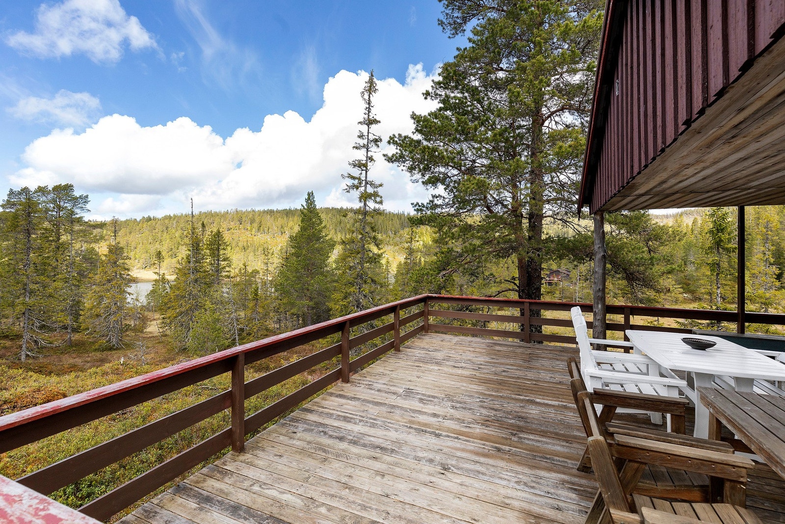 Utsikt fra veranda Galleribilde