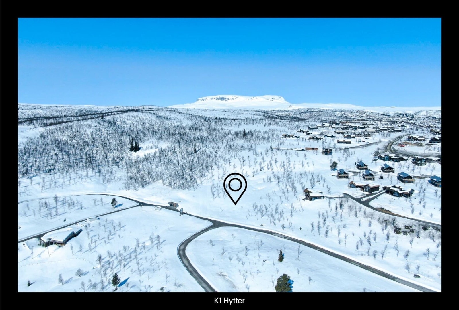 Solrik tomt med spektakulær utsikt! Her med Hallingskarvet i bakgrunnen Galleribilde