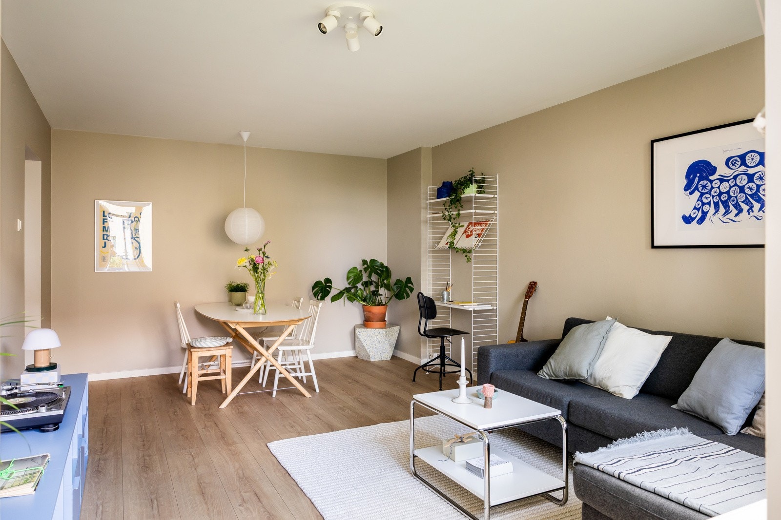 Pipeløp med mulighet for å etablere ildsted i hjørne. Galleribilde