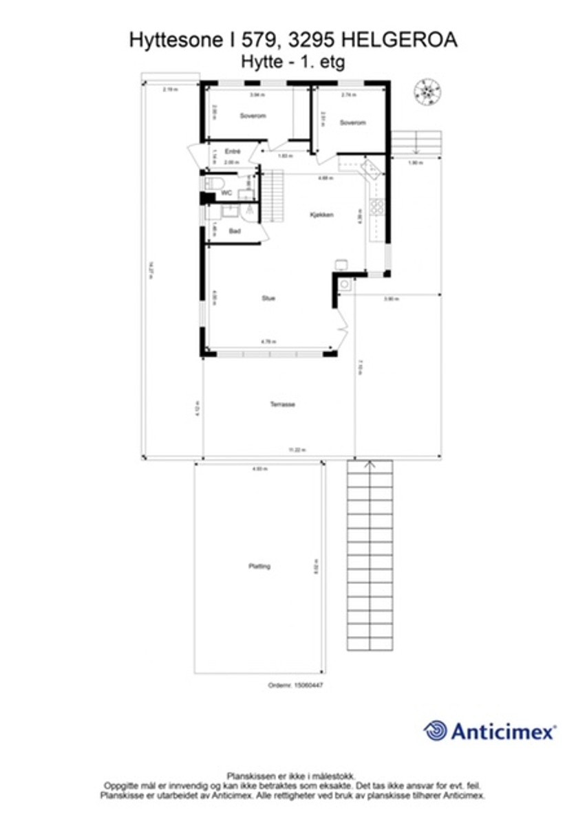 Plantegning 1. etasje. Galleribilde