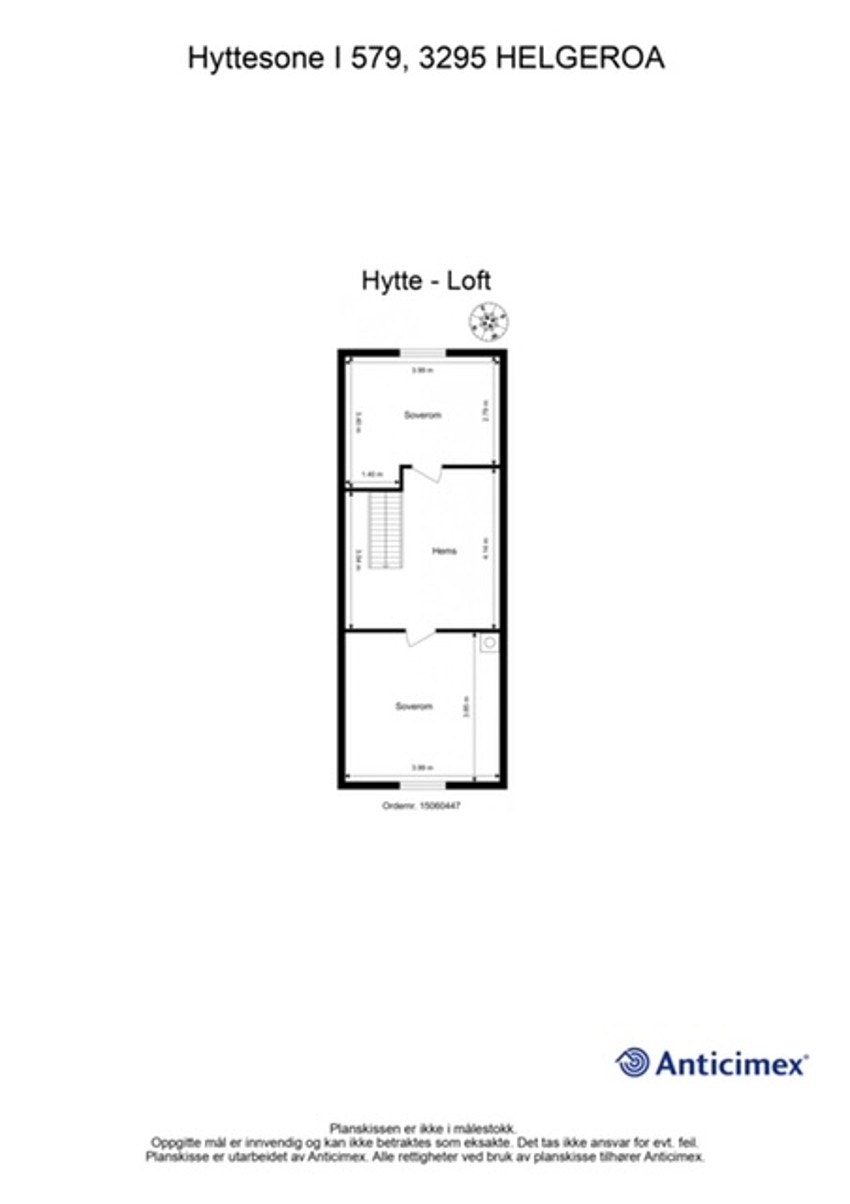 Plantegning hems. Galleribilde