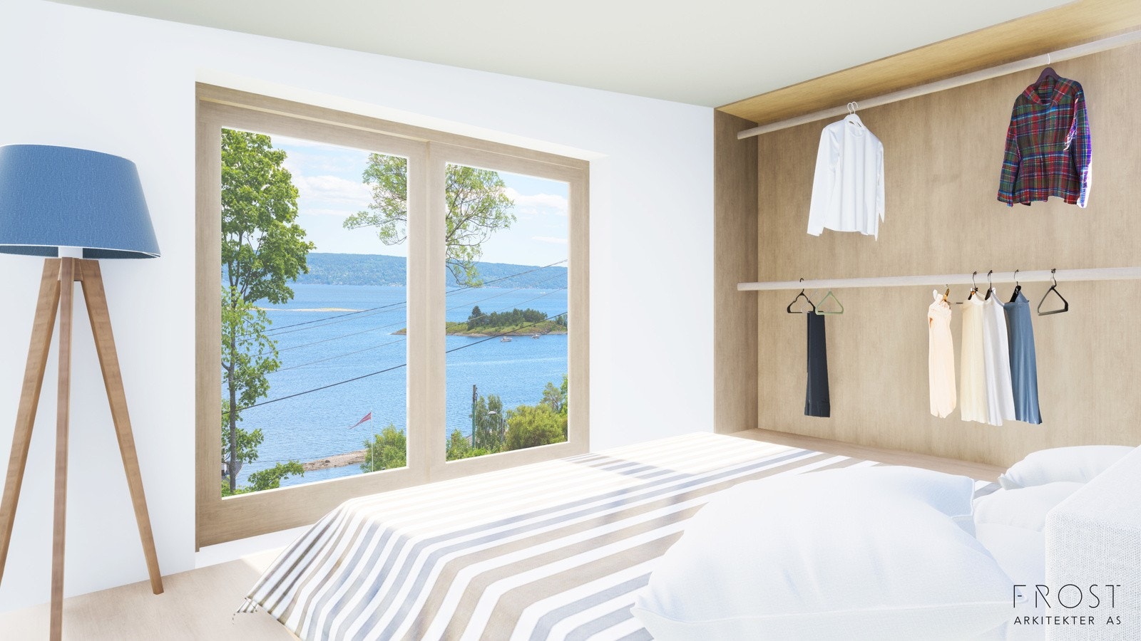 Master bedroom - Illustrasjonsbilde Galleribilde