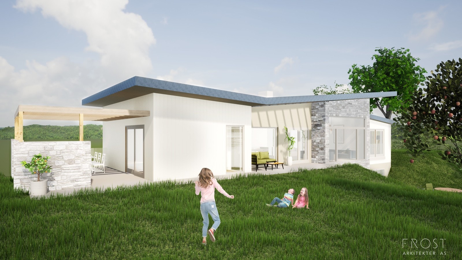 Perspektiv Vest - Illustrasjonsbilde Galleribilde