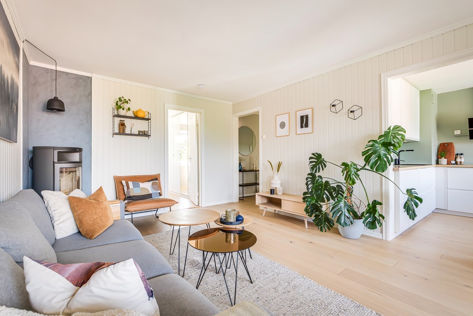 En tiltalende og lys 4-roms leilighet med tilbaketrukket beliggenhet ved Østmarka! Galleribilde