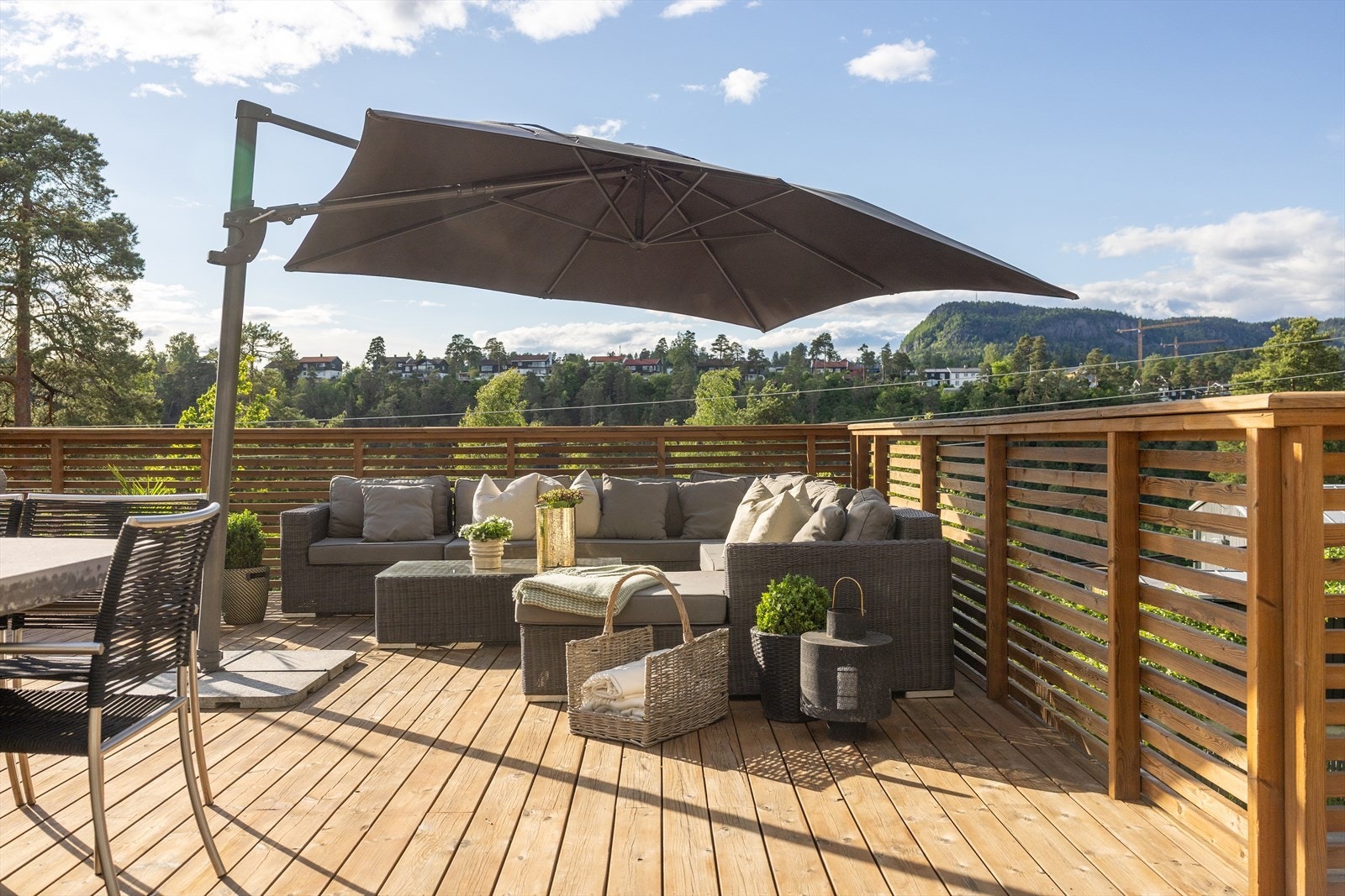 Et flott uteområde hvor du kan nyte varme grillkvelder og gode samtaler. Galleribilde