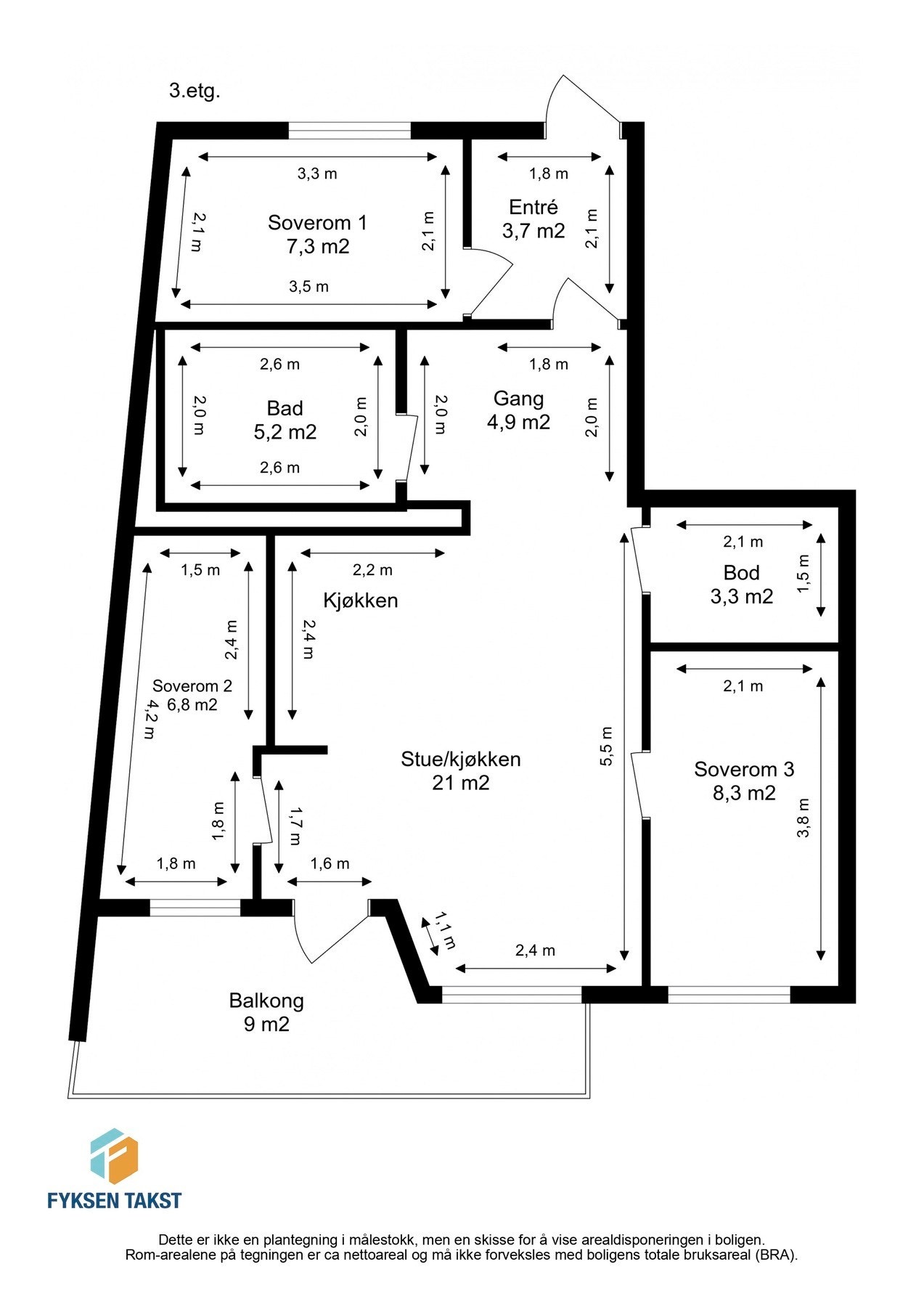 Planskisse. Galleribilde