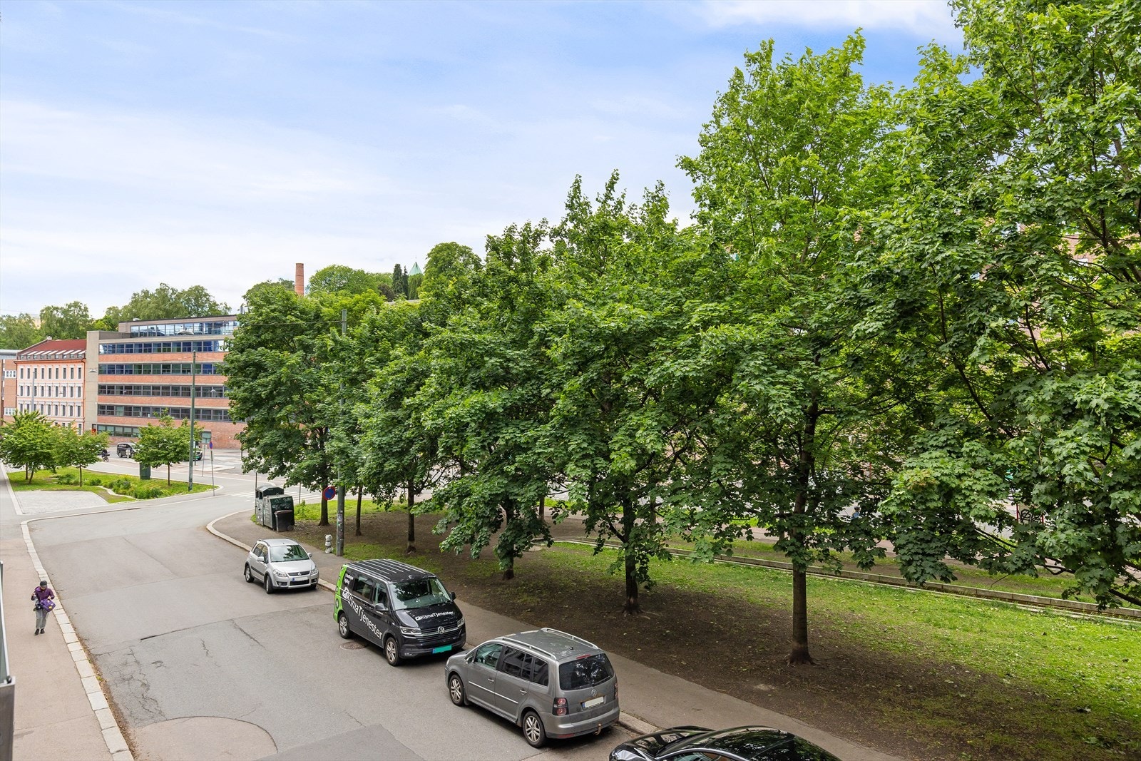 Utsyn fra den franske balkongen Galleribilde