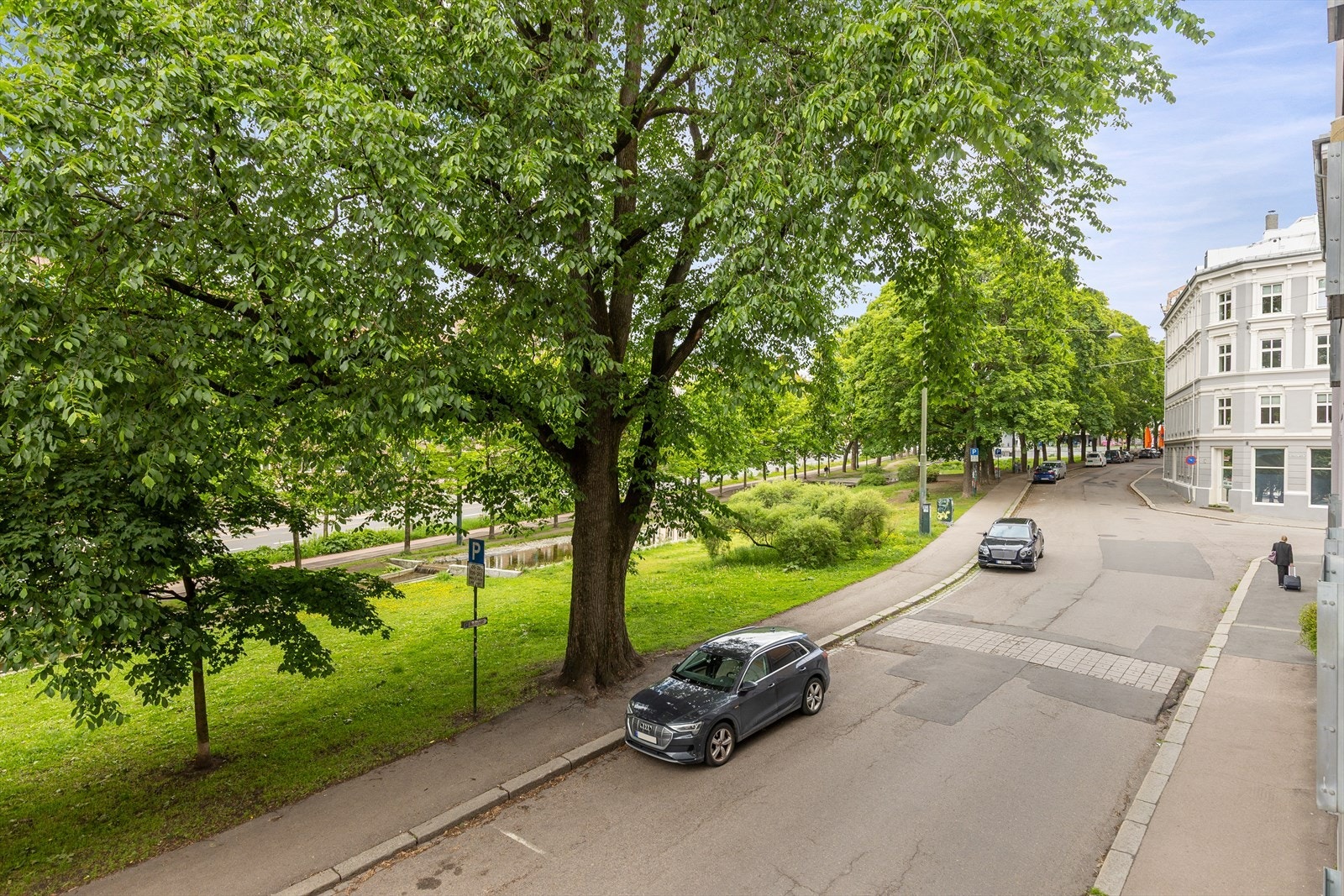 Utsyn i retning Alexander Kiellands Plass Galleribilde