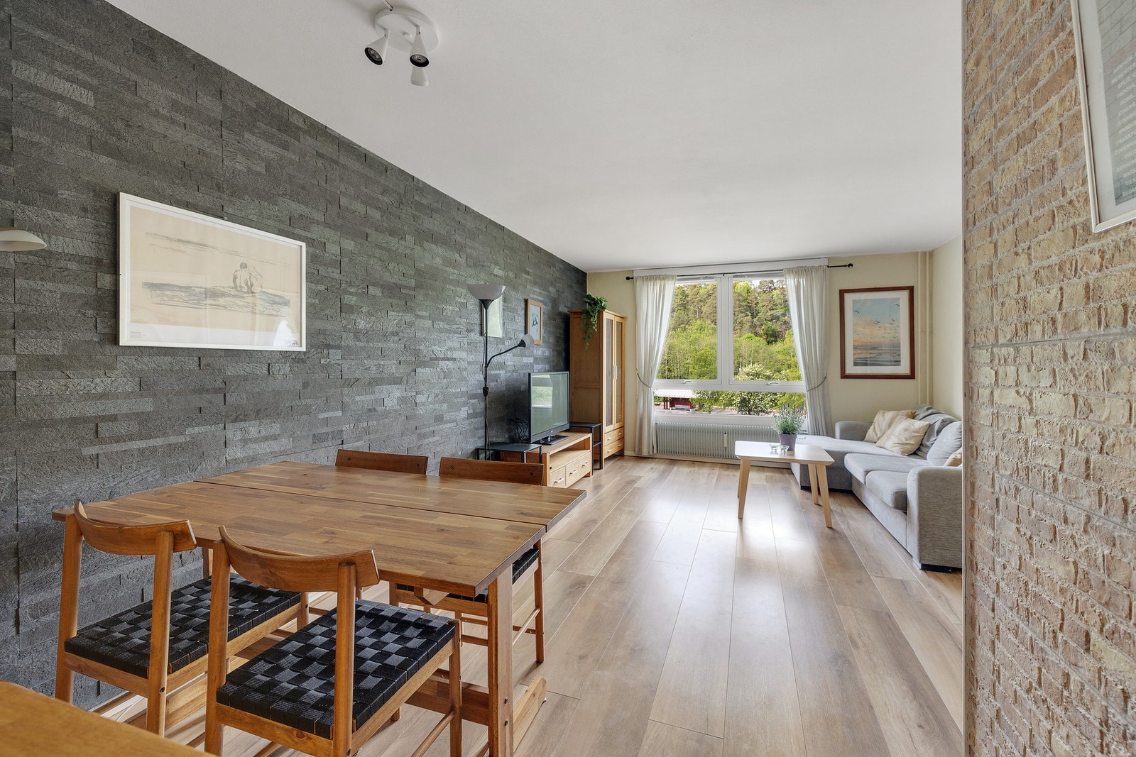 Det er god plass til å innrede spisestue Galleribilde