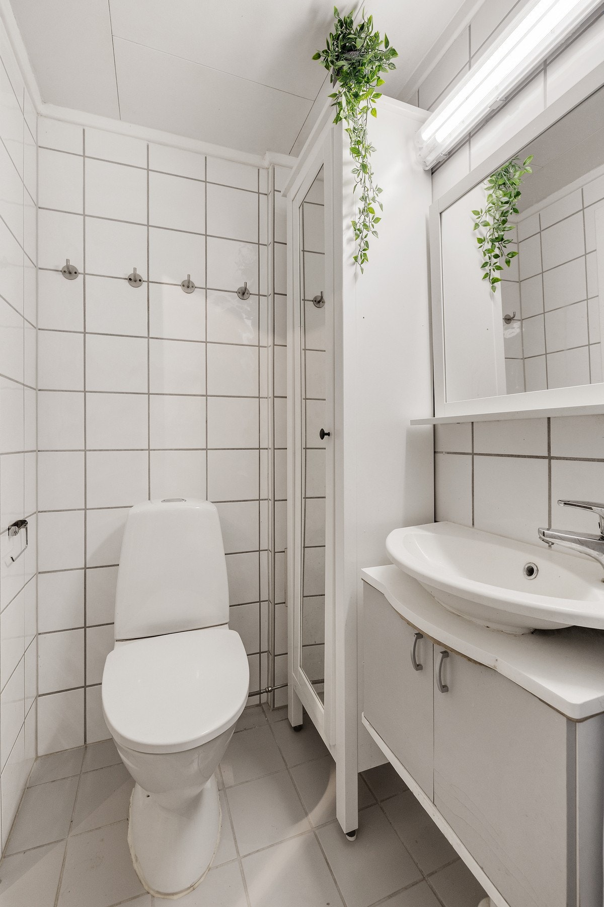 Det er elektriske varmekabler i badegulvet Galleribilde