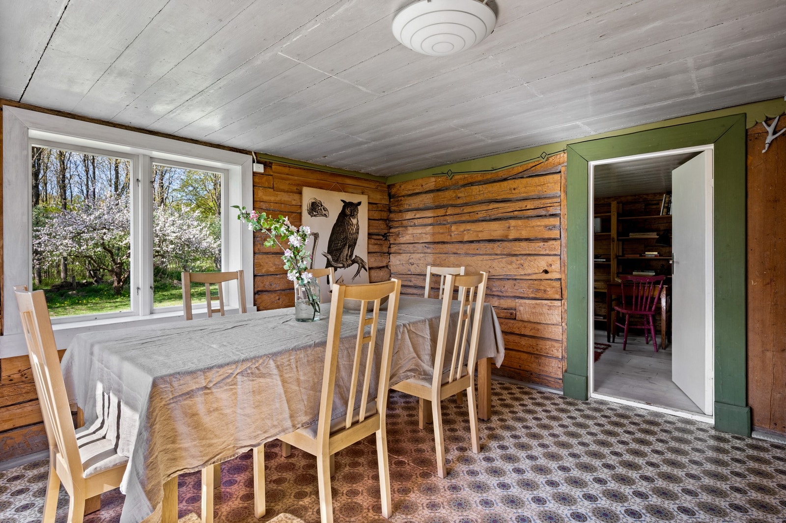 Vy från vardagsrum mot sovrum 4 Galleribilde