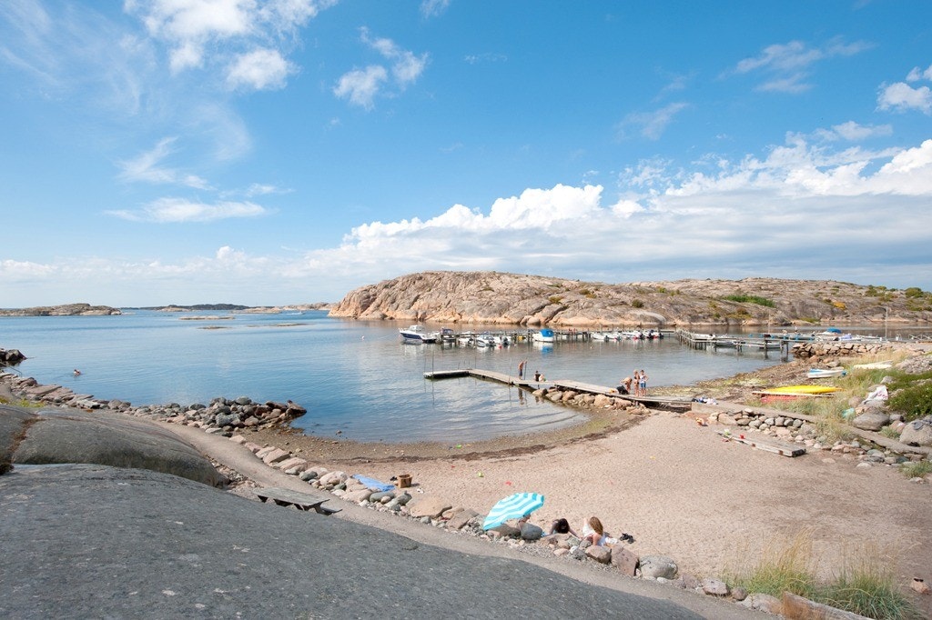 Mer Heestrand - barnvänlig sandstrand Galleribilde