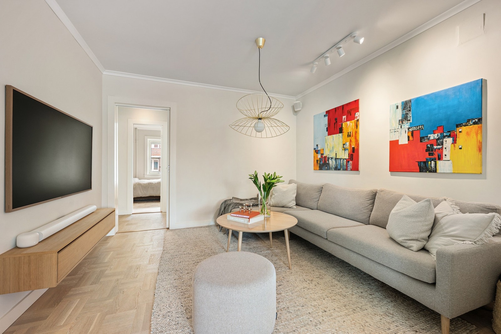 TV-stuen. Galleribilde