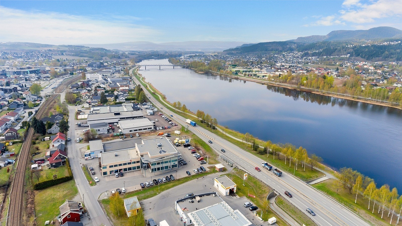 Gangavstand til Jernbanestasjonen Galleribilde