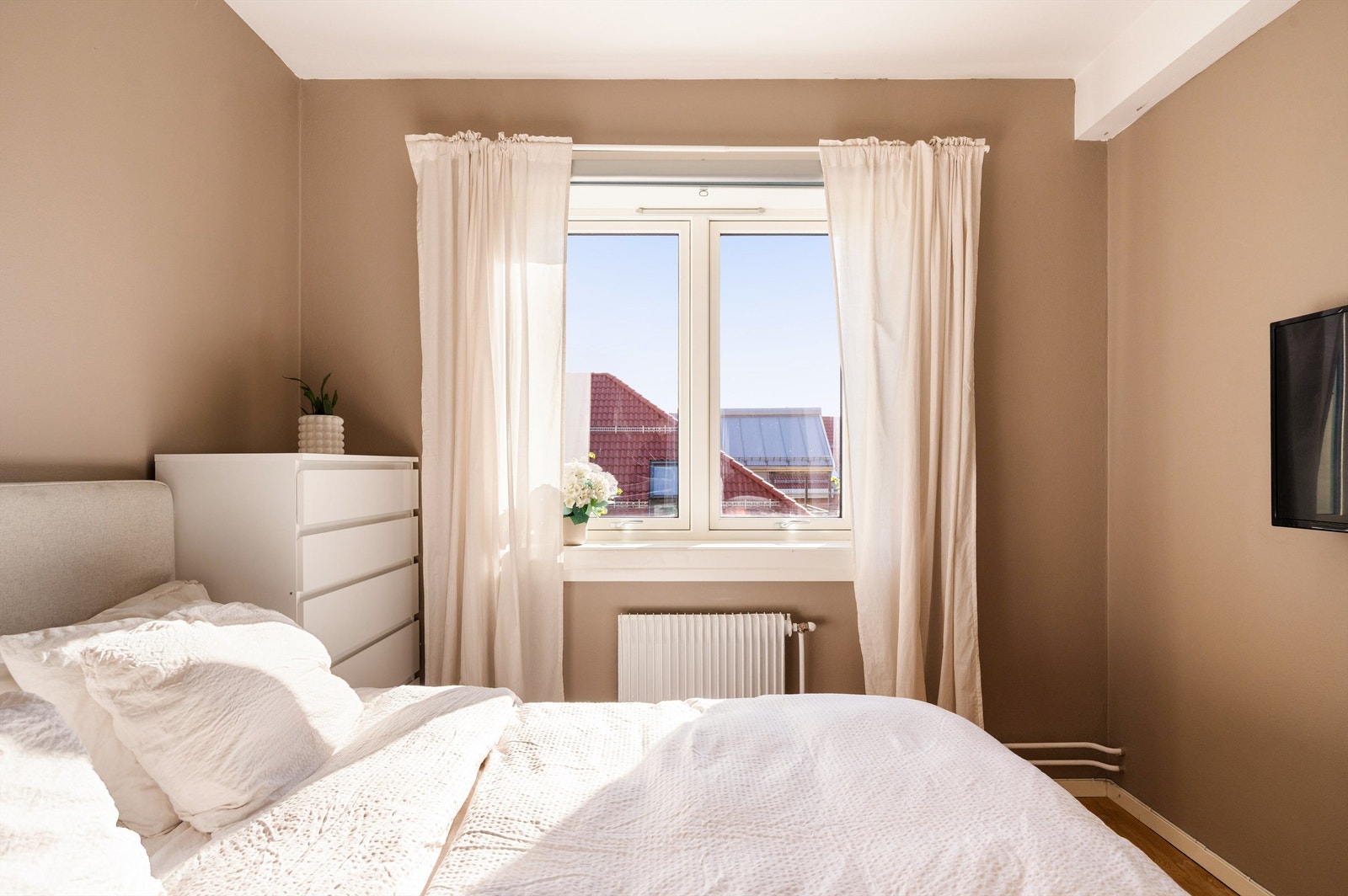 Lite innsyn også her. Fyring med radiatorer er inkludert i felleskostnadene Galleribilde