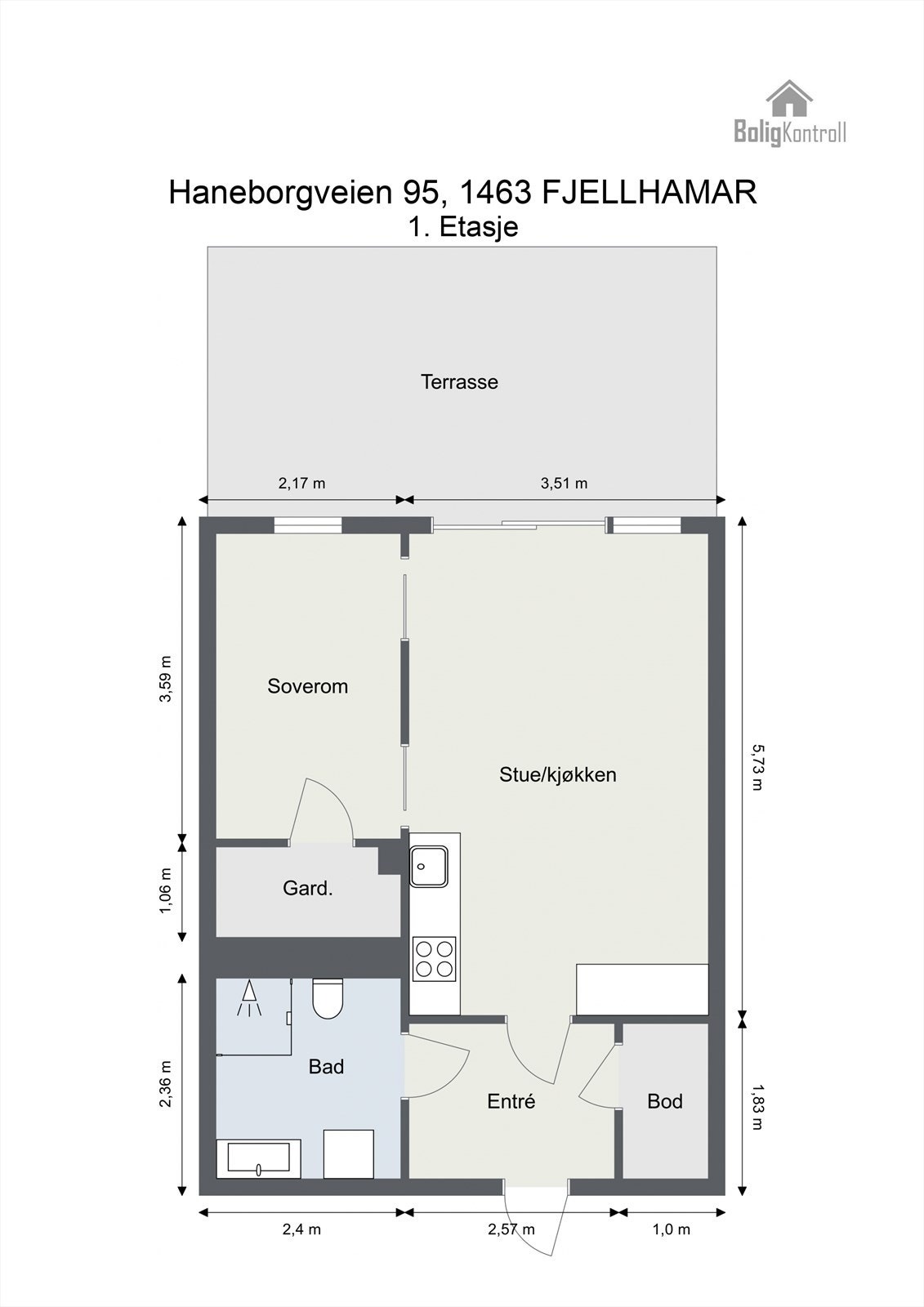 Plantegning Galleribilde