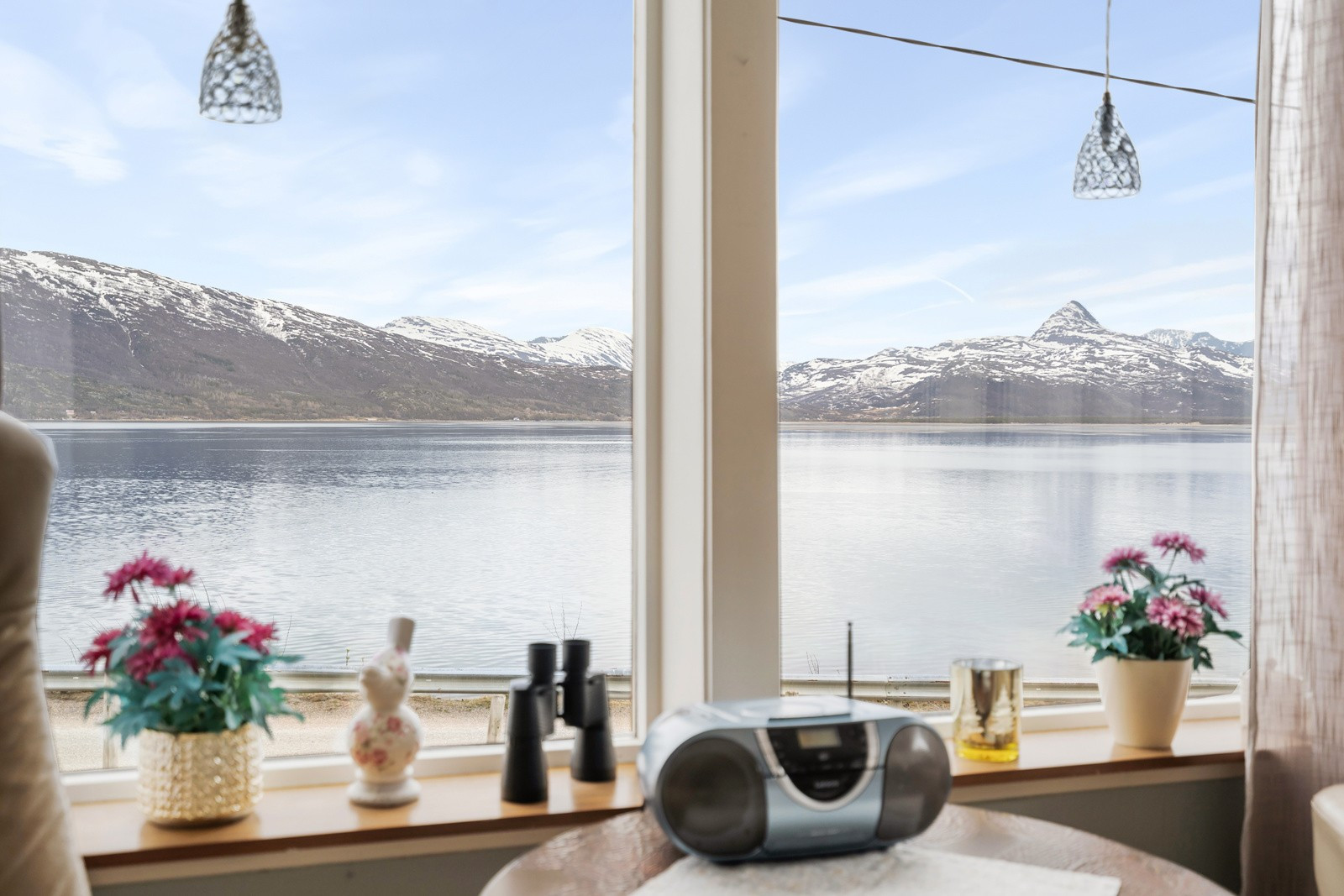 Herlig utsikt fra stua!