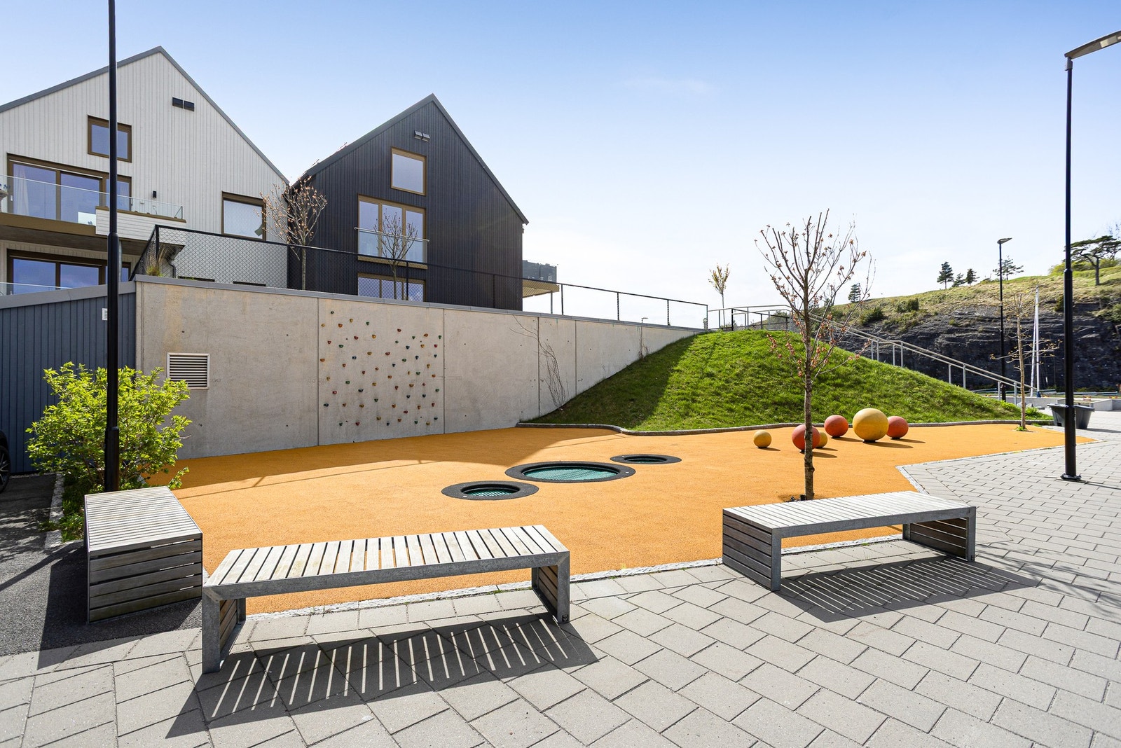 Fin lekeplass på området Galleribilde