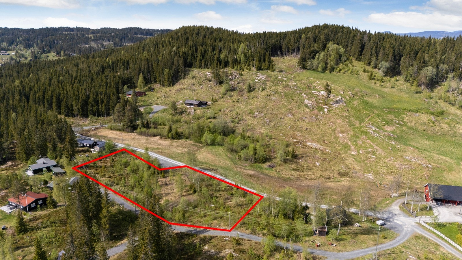 Ikke regulert, men avsatt til fritidsbebyggelse i kommuneplanen. Galleribilde