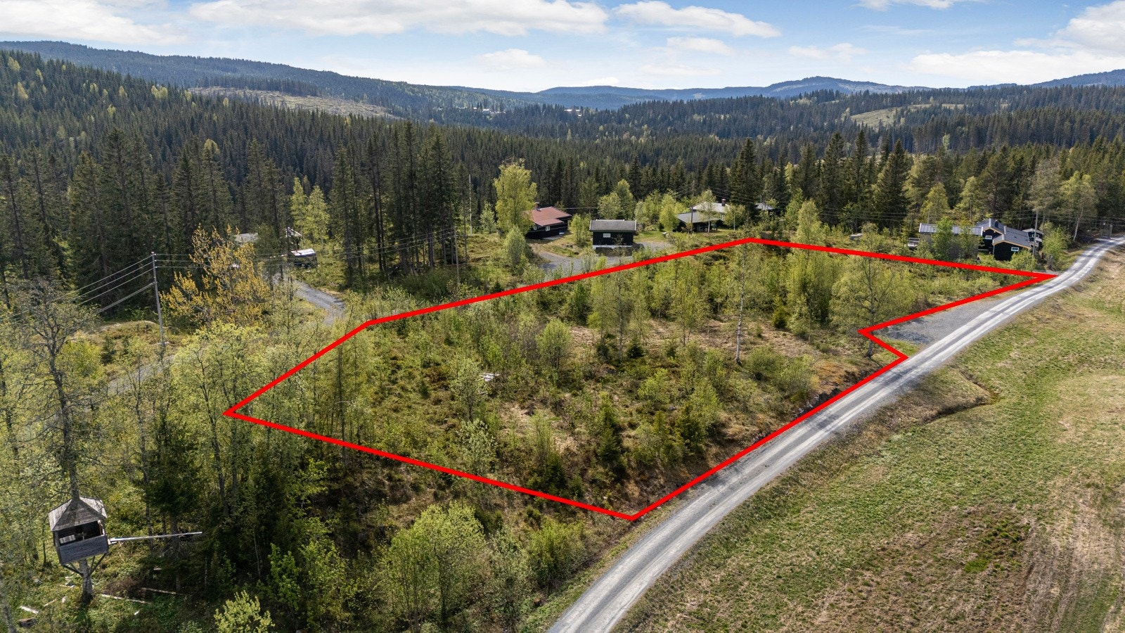 Dagligvarehandel i nærheten (Kiwi og Rema 1000, Grua). Galleribilde