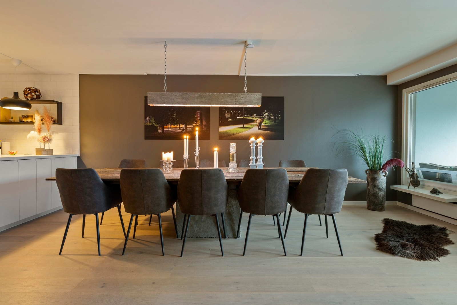 Lun kveldsstemning Galleribilde